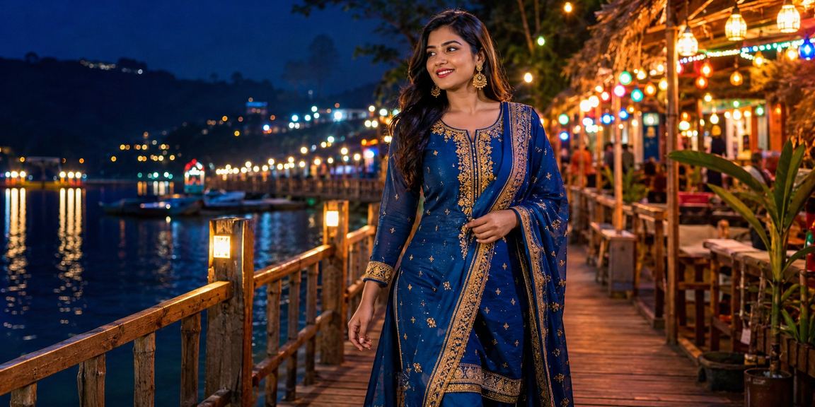 বান্দরবানে সালোয়ার কামিজ পরা তরুণী বেটিং পুরস্কার দাবি করছেন